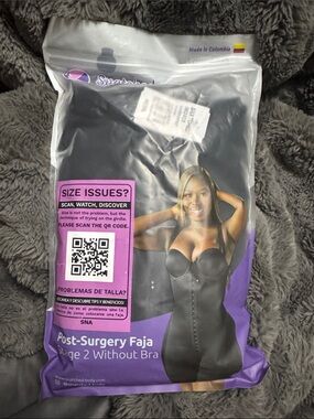 Snatched  body Post-Surgery Faja - Black without bra